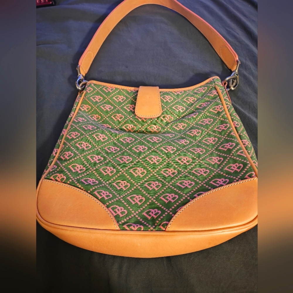 Easter Green & Pink Dooney & Bourke Pocketbook
